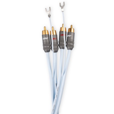 HiFi Cable Phono RCA-SC con conector a tierra