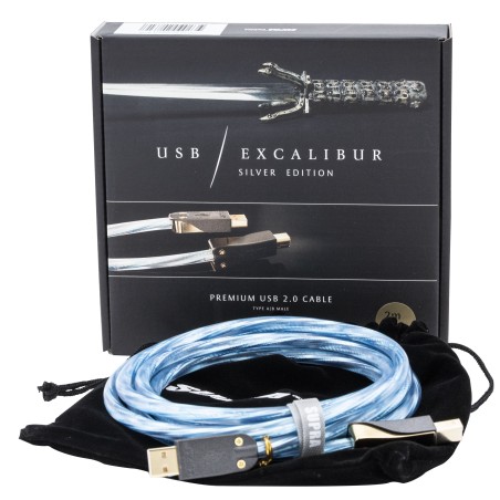 Hifi Cable USB 2.0 EXCALIBUR A-B  de muy Alta Fidelidad