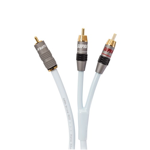 HiFi cable Y-Link 1RCA-2RCA para subwoofer