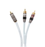 HiFi cable Y-Link 1RCA-2RCA para subwoofer