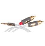 HFi Cable de interconexión conector mini Jack a 2 RCA estereo